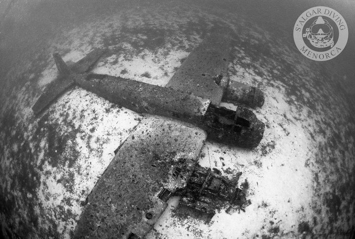 Junkers 88 | Wreck diving | S'Algar Diving MenorcaDiving in Menorca